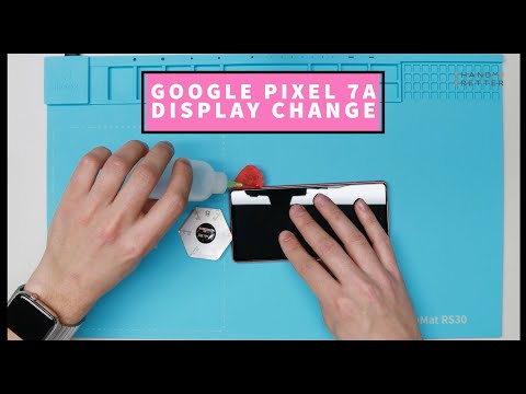 Google Pixel 7a - Screen Display Replacement Changing Tutorial