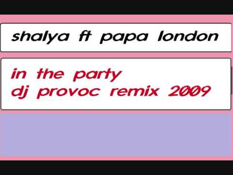 shalya featuring papa london ''in the party dj provoc remix''