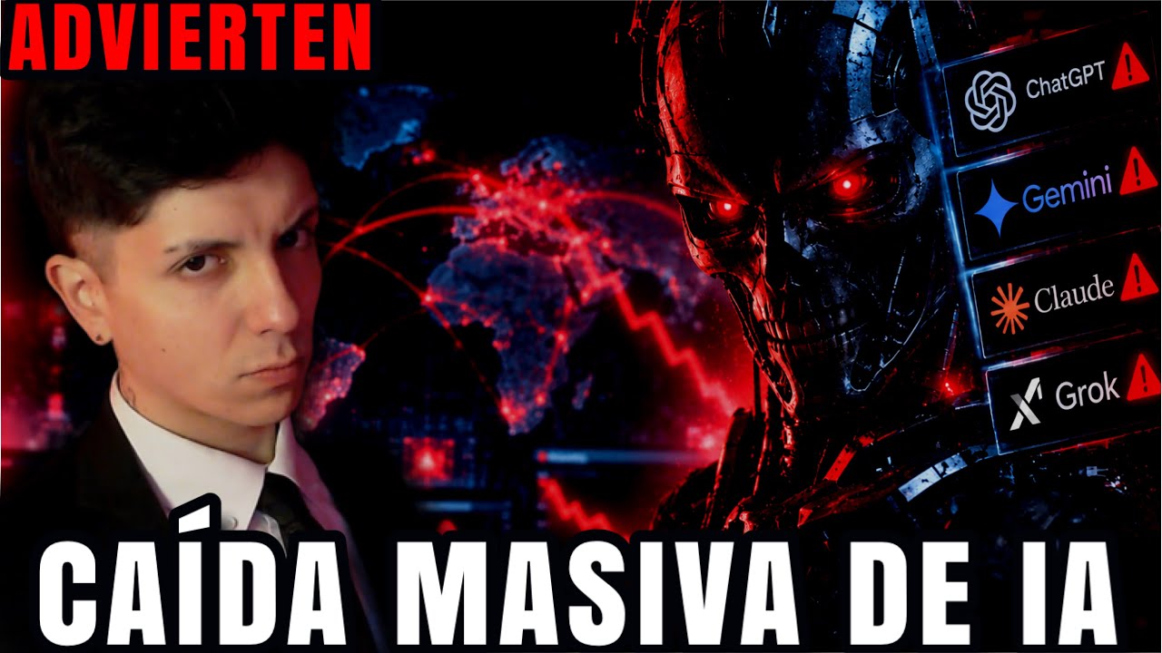 ADVIERTEN caída masiva de IA y comunicaciones