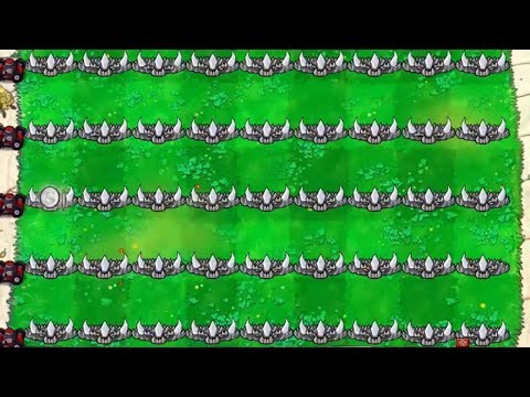 999++ Spikerock vs Zombies (Plants vs Zombies)