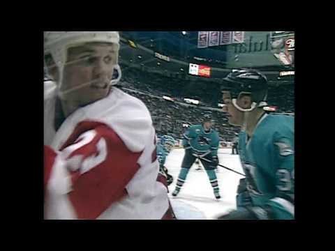 NHL REGULAR SEASON 1996-1997 - San Jose Sharks @ Detroit Red Wings