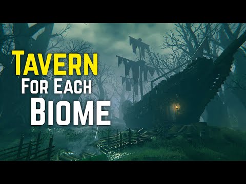 I Built The PERFECT Tavern For Each Valheim Biome
