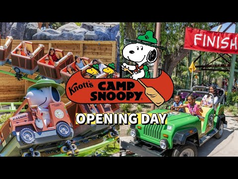 The NEW Camp Snoopy is Now OPEN!! | Knott's Berry Farm Vlog #39 | 6/27/24