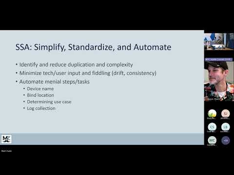 Simplifying Task Sequences for Scalability - Matt Zaske