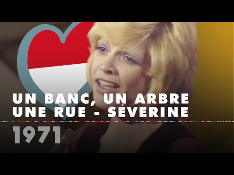 UN BANC, UN ARBRE, UNE RUE – SÉVERINE (Monaco 1971 – Eurovision Song Contest HD)