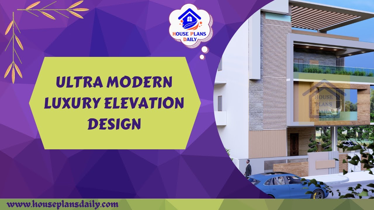 Ultra Modern Luxury Elevation Design Ideas | Double Storey House