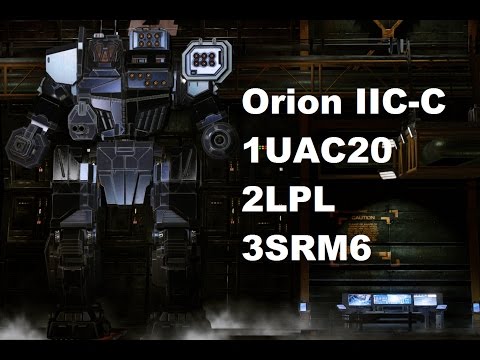 MechWarrior Online : ON1-IIC-C "Bullybrawl" (1xcUAC20, 2xcLPL, 3xcSRM6, cXL325)