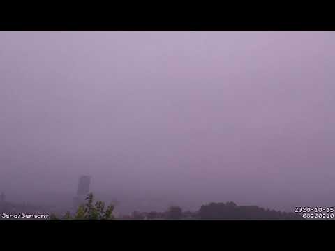 jena/germany weathercam time-lapse 2020-10-15