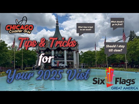Six Flags Chicago Map