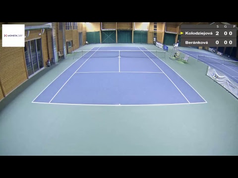 Kolodziejová/Vlčková vs. Beránková/Vlkovská - 23.11.2018 - Milovice - Finále čtyřhry Halové MČR Žen