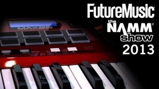 Video thumbnail for NAMM 2013: Akai Max25 MIDI controller keyboard with CV by MusicRadar Tech