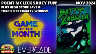 Evercade Game Of The Month Nov 2024 - Batty Zabella - GB Point n Click Plus Firmware Updates!