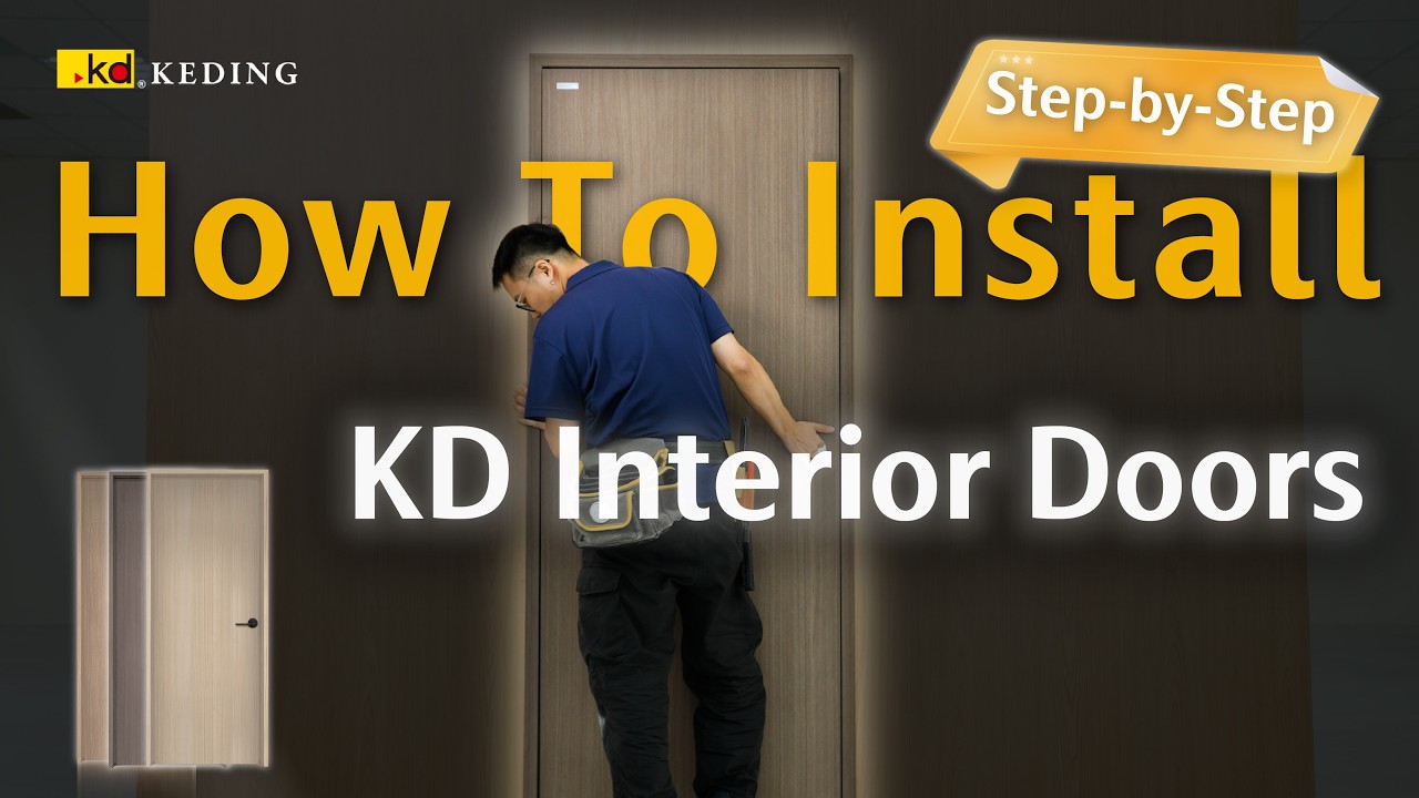 How To Install KD Interior Doors🌿 Step-by-Step🔨  | KEDING