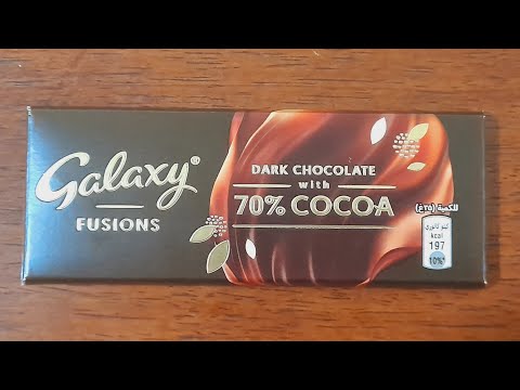 Unwrapping/Galaxy/fusions/Dark chocolate with 70per Cocoa