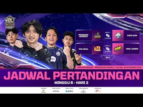 🔴LIVE | MDL ID S12 | Progressive Round | Putaran 4 Hari 2