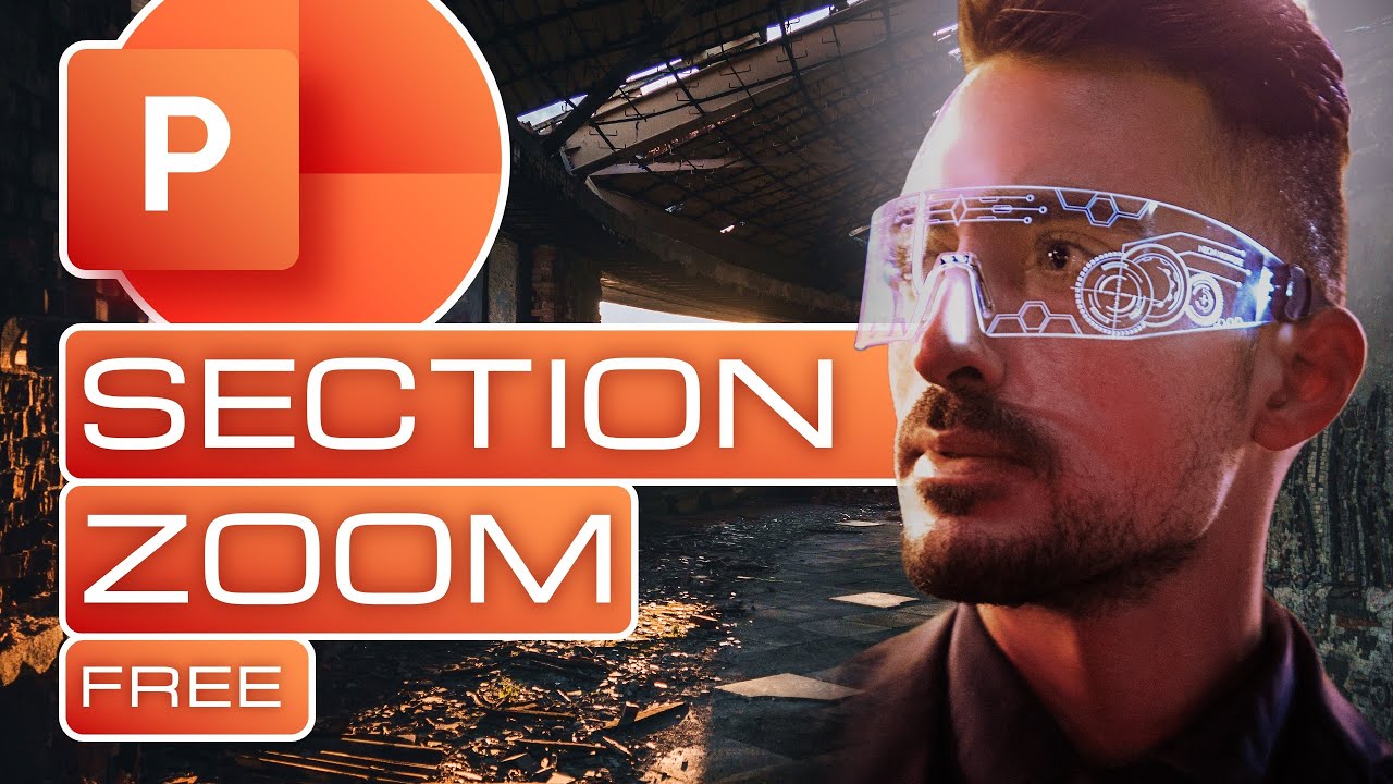 PowerPoint Section ZOOM Tutorial ✅ Free Template