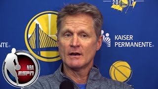 [FULL] Steve Kerr says he has spoken to his team about the Sacramento protests | NBA on ESPN
