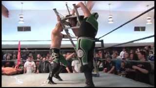 Adam Cole Gets Put in a Ladder Torture Chamber