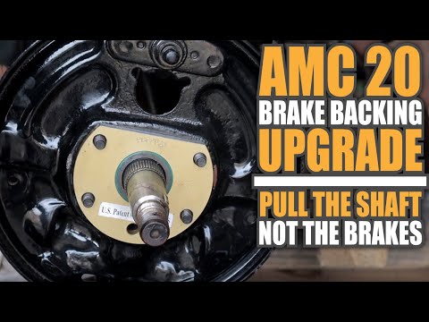 AMC20 Pull Axle Shaft WITHOUT Removing the Brakes | Brake Backing Adapter Kit Upgrade | Installation