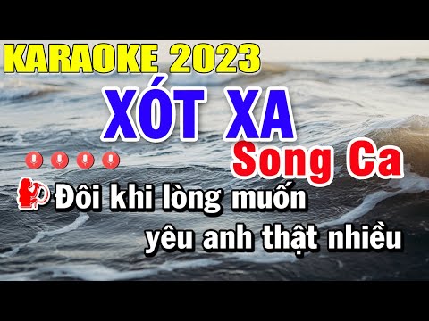 Xót Xa Karaoke Song Ca Nhạc Sống 2023 | Trọng Hiếu