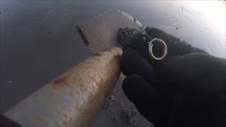 Beach Metal Detecting Near Shore Cuts First Gold 2022