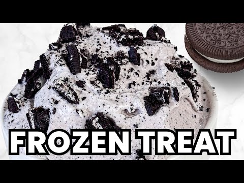 Homemade cookies & cream ice cream... (KitchenAid demo)