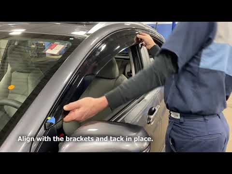 Honda Injection Door Visor Installation
