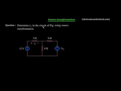 Source transformation 15 | Electrical Engineering
