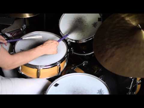 Dave Laing, drums playing along with Clifford Brown's solo on 