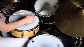 Dave Laing, drums playing along with Clifford Brown's solo on 