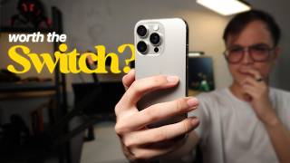 Samsung SUPERFAN Switches to iPhone 16 Pro FIRST Impressions!