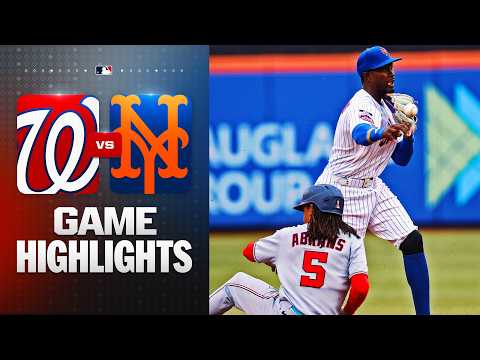 뉴욕메츠 VS 워싱턴 4:5 MLB 스포츠하이라이트