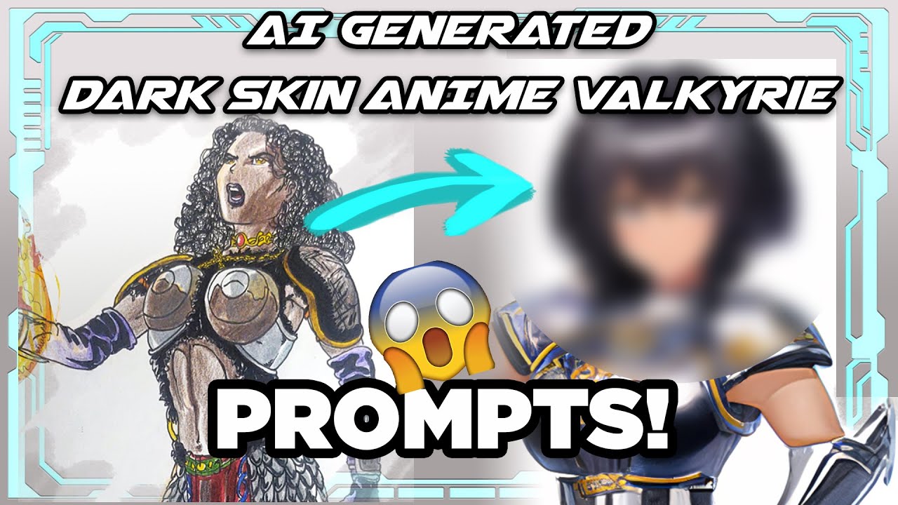 How to make a Dark-skin 𝐀𝐧𝐢𝐦𝐞 ⚔ 𝐕𝐚𝐥𝐤𝐲𝐫𝐢𝐞 𝐆𝐢𝐫𝐥 in Stable Diffusion Web Ui (Tutorial)