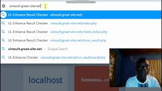 UL Entrance Result Checker