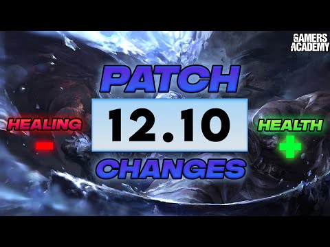NEW PATCH 12.10 ALL CHANGES EXPLAINED by PRO PLAYER - League of Legends Season 12