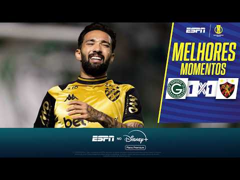 Gols e lances de Goiás x Sport