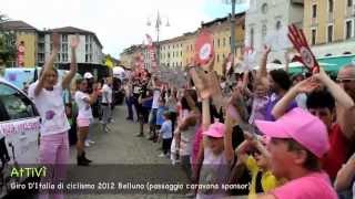 preview picture of video 'Giro D'Italia di Ciclismo 2012 - Belluno'
