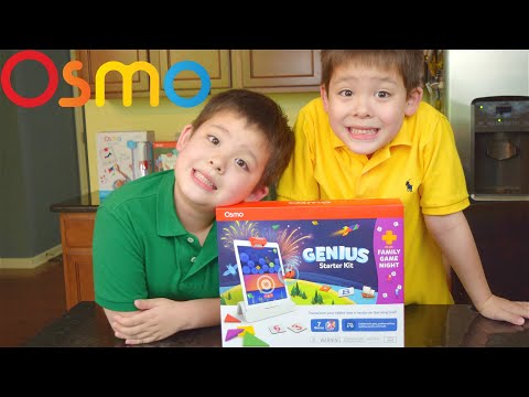 *NEW* OSMO Genius Starter Kit Plus Family Game Night -- Let's Play Math Buzz and Lettertopia!
