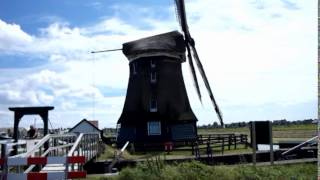 preview picture of video 'Windmill De Woudaap in Krommenie Netherlands'