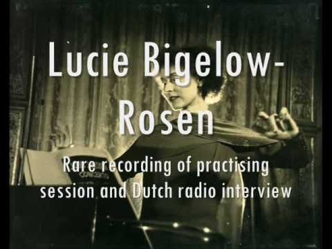 Rare Theremin recording of Lucie Bigelow Rosen