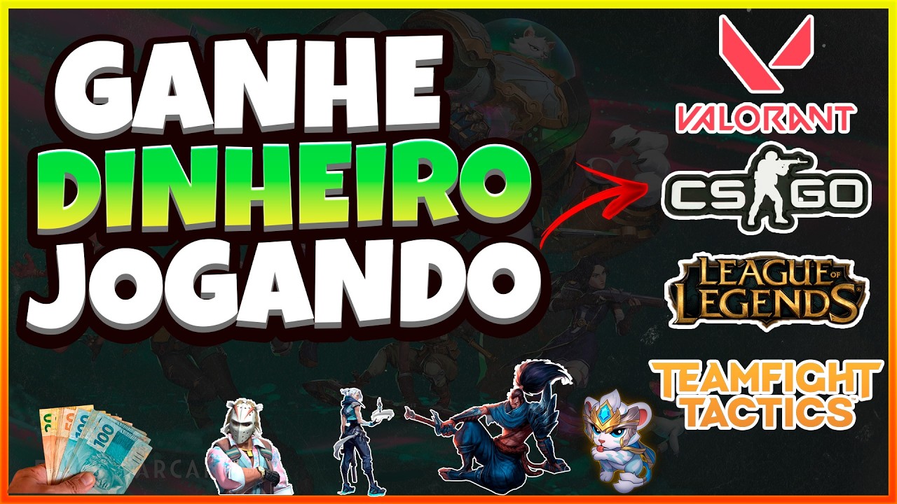 💰 Como Ganhar Dinheiro de GRAÇA com VALORANT, CS GO 2, FORTNITE, PUBG e MUITO MAIS em 2024!