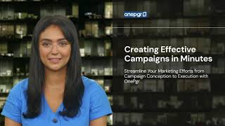 OnePgr Campaign Plan And Execution