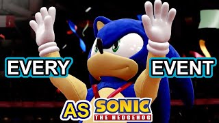 All Events in Olympic Games Tokyo 2020 as SONIC! (Nintendo Switch)