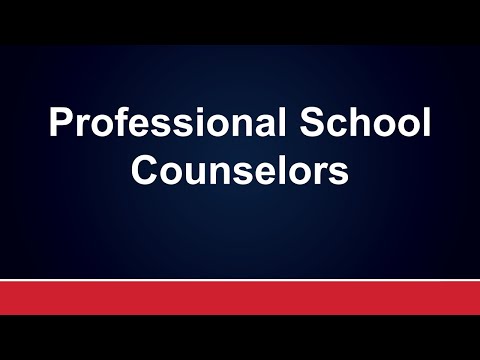 Professional School Counselors