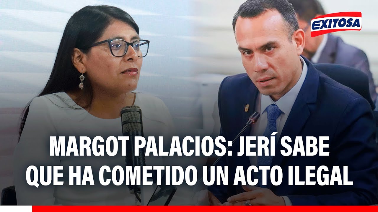 🔴🔵 José Jerí sabe que reuniones no oficiales son un acto ilegal, señala congresista Margot Palacios