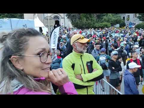 Start PTL August 2025 on Chamonix, France. 