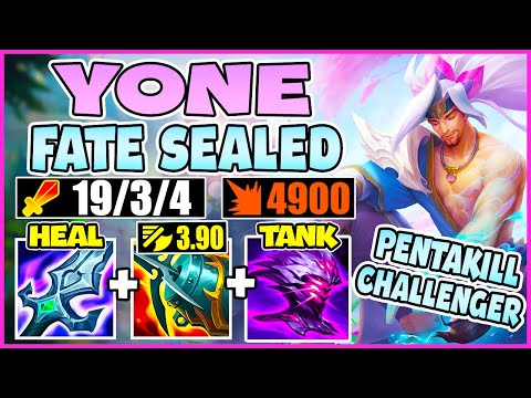 YONE PENTAKILL S14 | I BROKE THE YONE ATTACK SPEED RECORD WITH THIS BUILD! (3.9 ATTACKS PER SECOND)