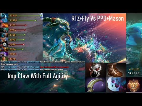 Arteezy Morphling with Fly vs PPD+ Mason (PPD RAGE QUIT)