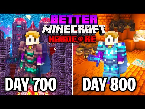 I Survived 800 Days in Better Minecraft Hardcore... Here's What Happened
