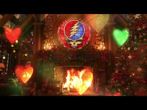 Grateful Dead 12/27/79 Oakland | Full Concert | Yule Log Winter Fireplace Visuals Holiday